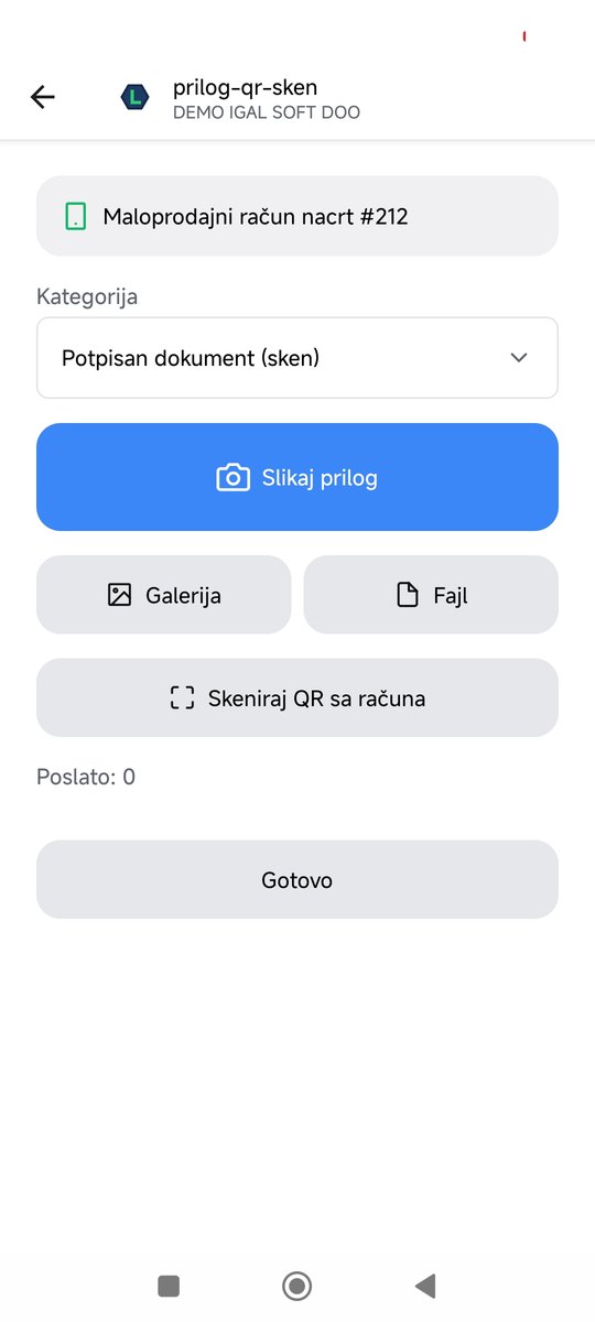 Prilozi sa telefona: upari i slikaj — telefon 1